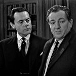 Terence Alexander and Rupert Davies in Maigret (Network)