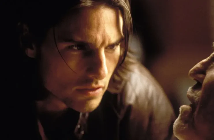Photo from Magnolia (1999) featuring Tom Cruise, Philip Baker Hall, and Philip Seymour Hoffman – Paramount Pictures / Filmdb.co.uk